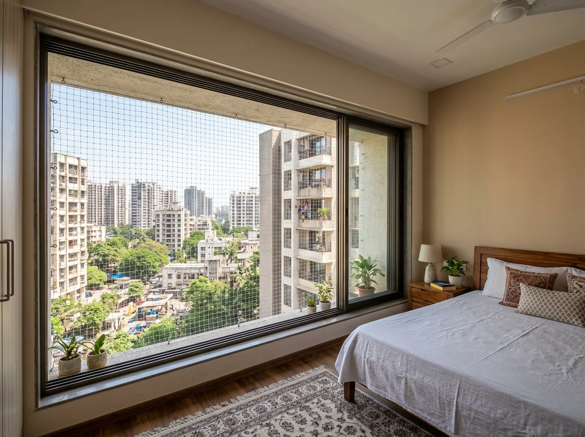 Window Safety Nets installation